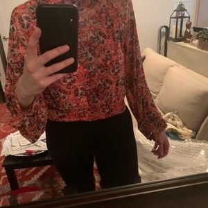 Free People “All Dolled Up” Floral Top